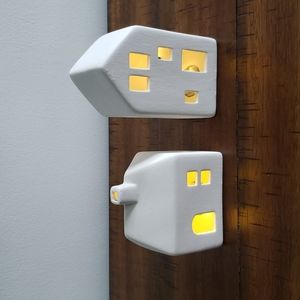 Ceramic House Pre-lit Earthenware Holiday Lighted House Target